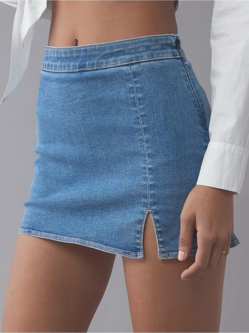 American Eagle best seller jean skirt!
